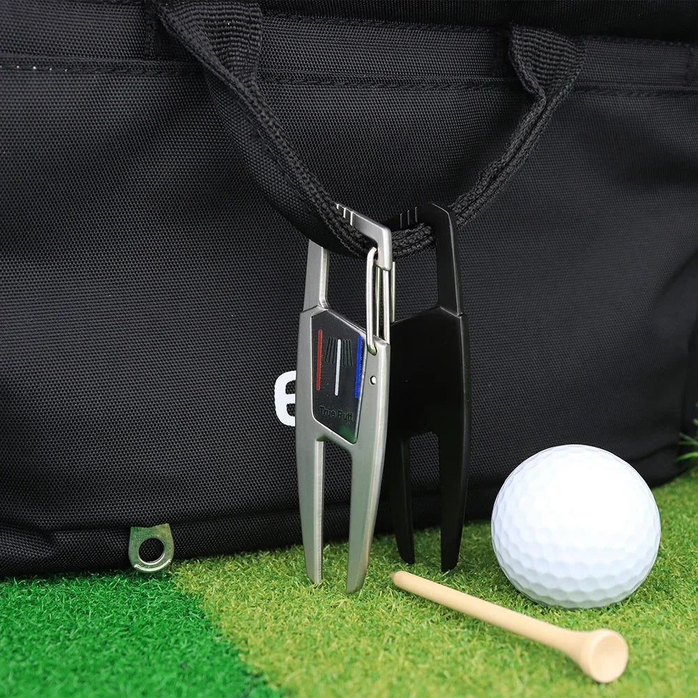 Zinc Alloy Golf Divot Repair Tool – Putting Green Fork