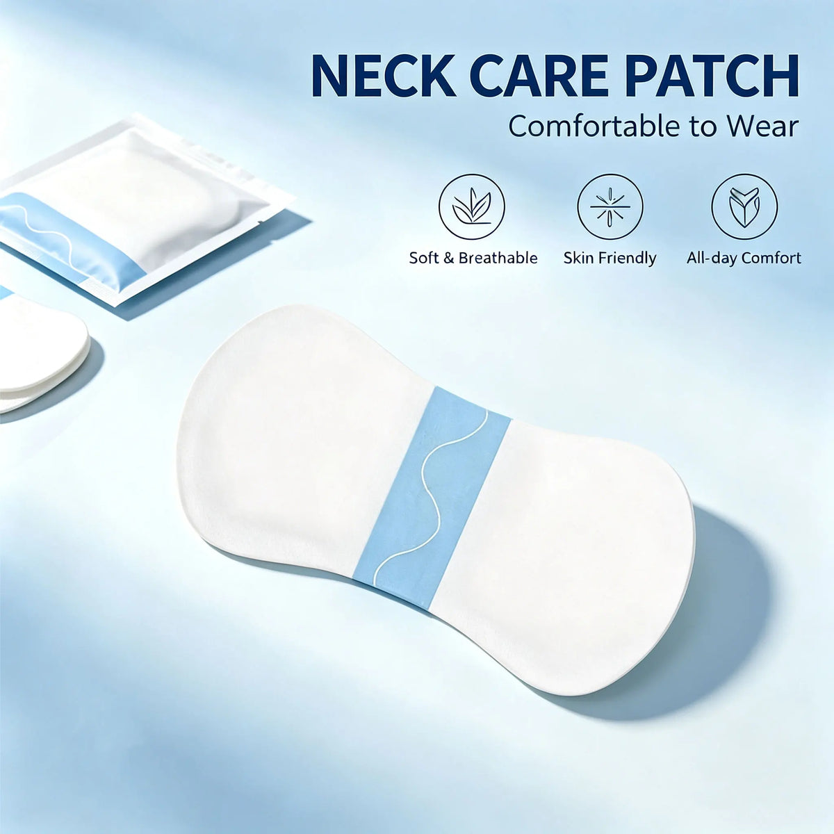 Neck Lifting Patches – Invisible Hydrogel Firming Strips 30/50 Pc
