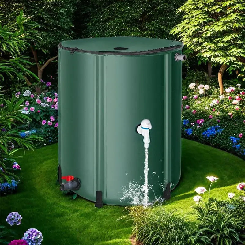 Foldable Rainwater Collection Barrel – Garden Irrigation Tank