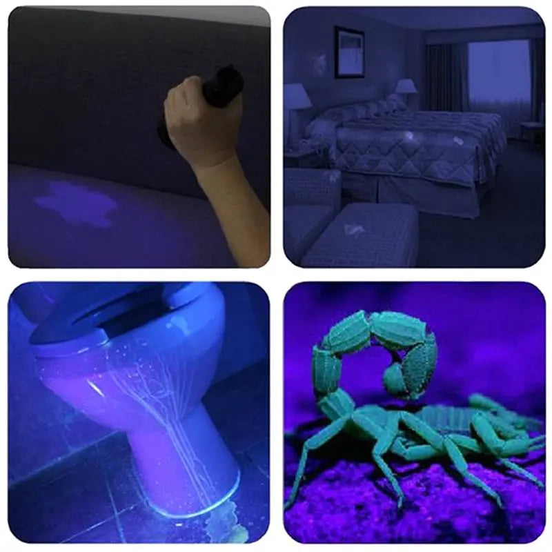 VIBE 51 LED UV Blacklight Torch 395nm Ultraviolet Flashlight