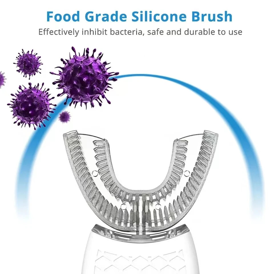 VIBE Sonic U-Shape Electric Toothbrush 360° USB Rechargeable