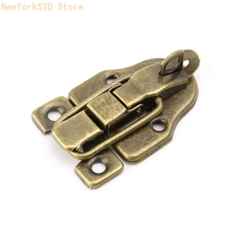 Antique Metal Toggle Lock Hasp for Toolbox, Chest & Suitcase
