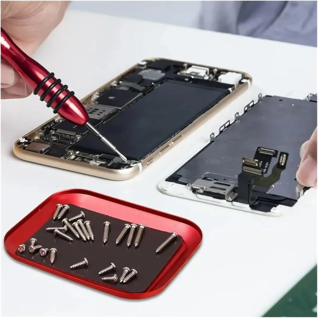 Magnetic Screw Tray Aluminum Alloy RC Model Repair Tool Board