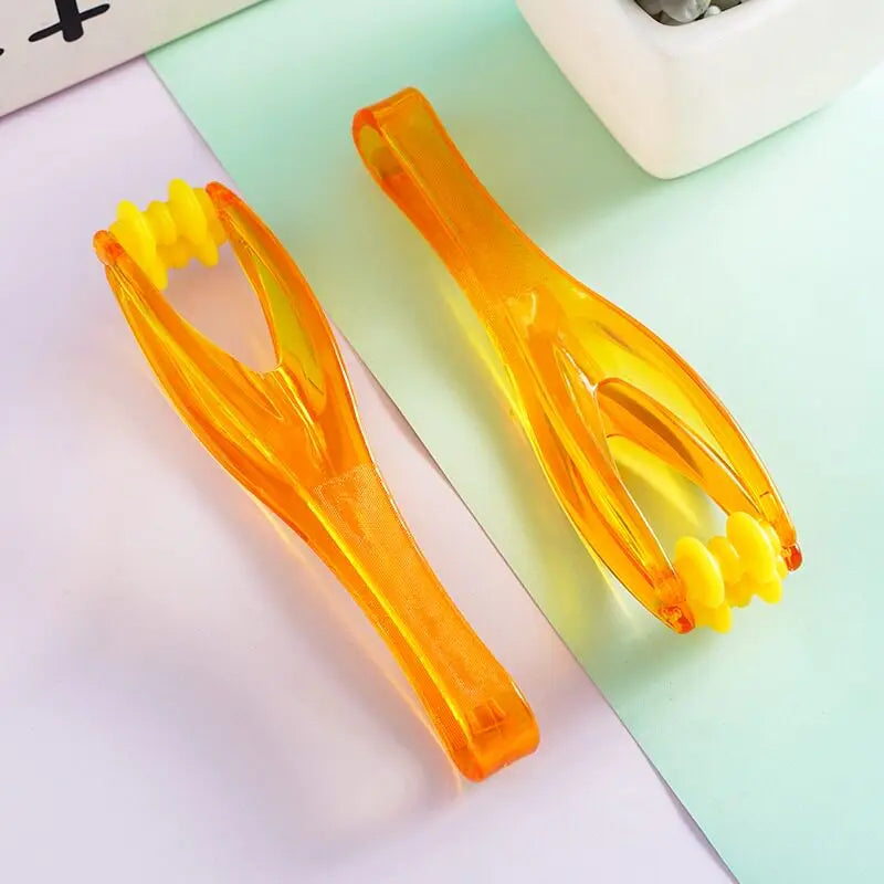 Dual Row Roller Finger Massager – Portable Hand Relaxation Tool