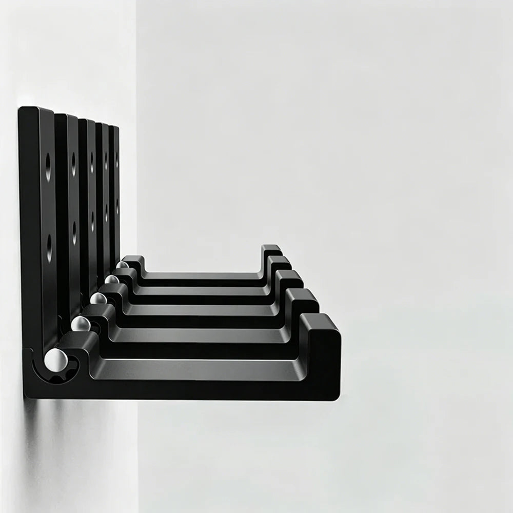 Foldable Wall Coat Hooks – Rustproof Aluminum Alloy 1/2 Pack