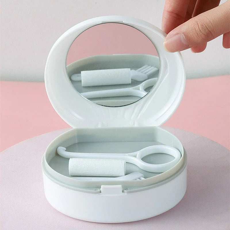 Aligner Case with Mirror – Retainer & Mouth Guard Organizer