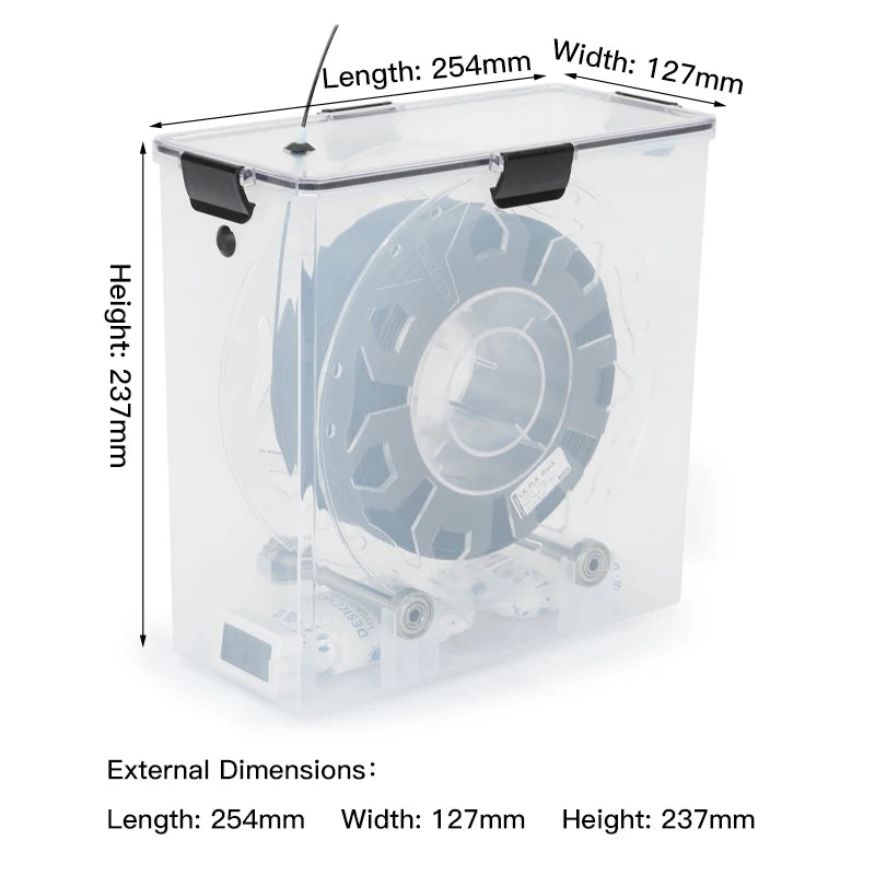 BEGRINT 3D Filament Dryer Box – Airtight Moisture-Proof Storage
