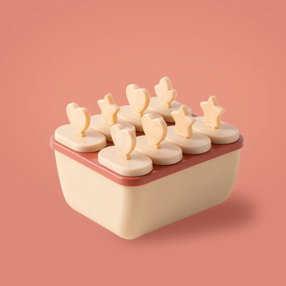 Reusable Popsicle Mold with Sticks & Drip Tray – Food Grade