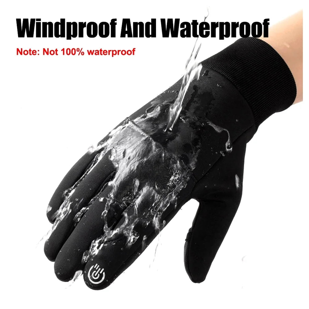 Windproof Waterproof Flip Touch Screen Winter Gloves – Unisex
