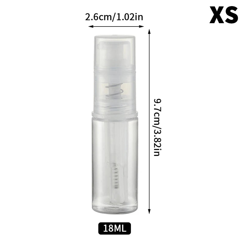Refillable Powder Spray Bottle 18–120ml | Travel Dispenser