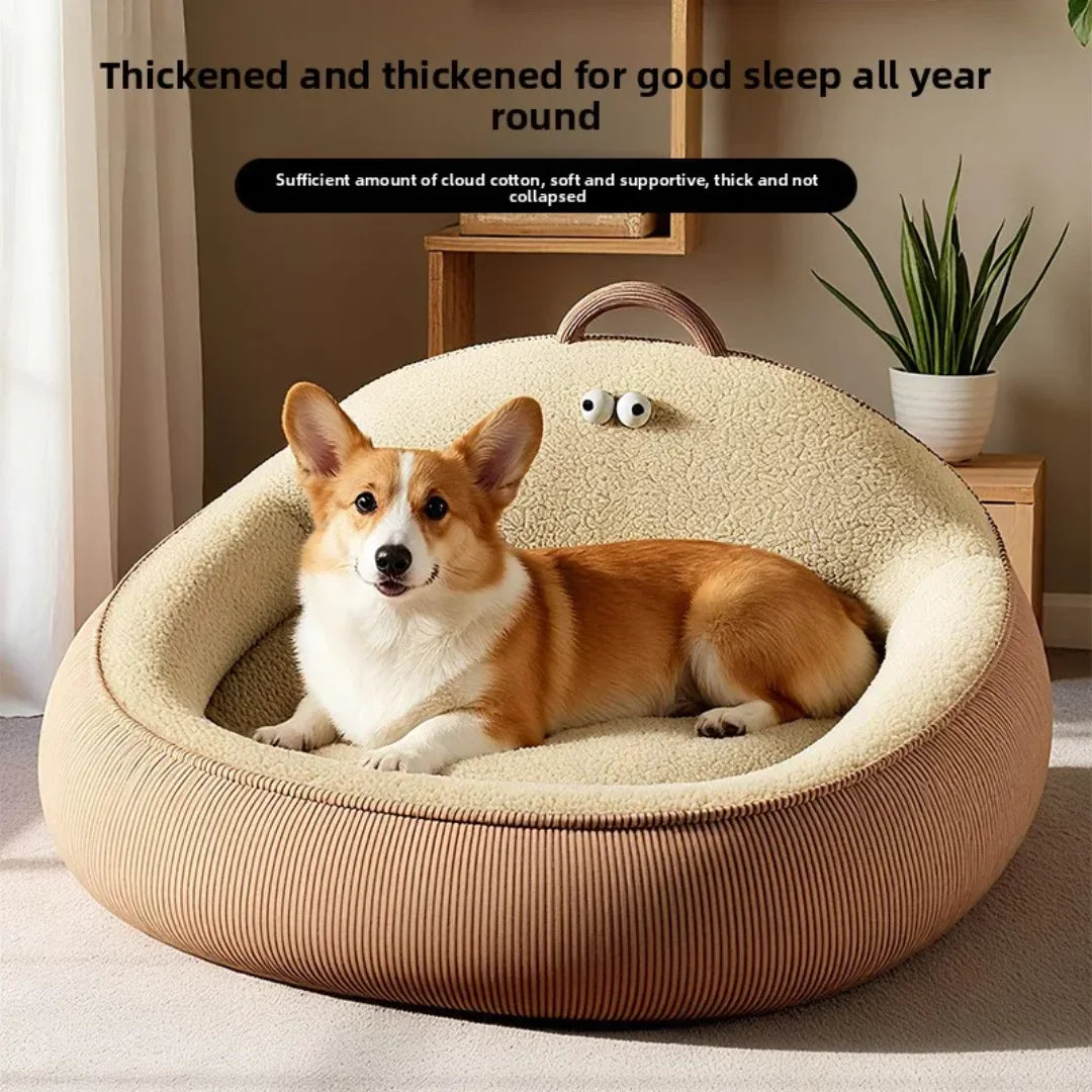 All-Season Removable Pet Bed for Small Dogs & Cats