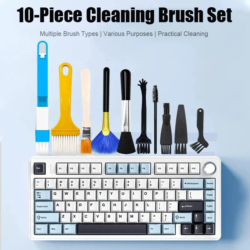 Mechanical Keyboard Cleaning Brush Kit – Soft Bristle Dust Remover