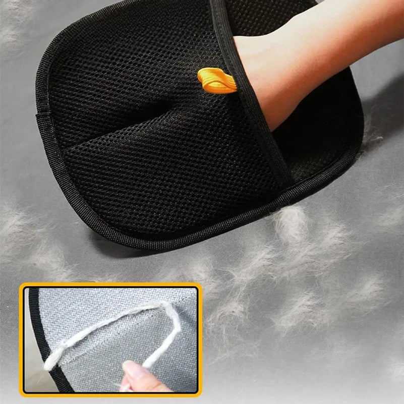 Pet Hair Removal Glove – Double-Sided Grooming & Cleaning Mitt