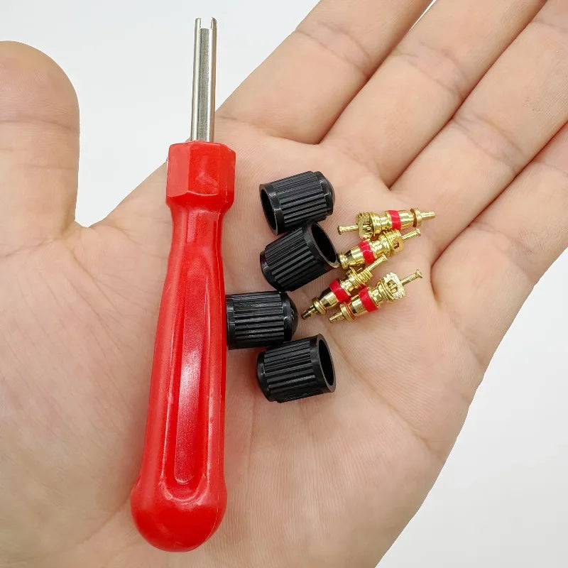 9-Piece Tire Valve Repair Tool Set – Schrader Valves