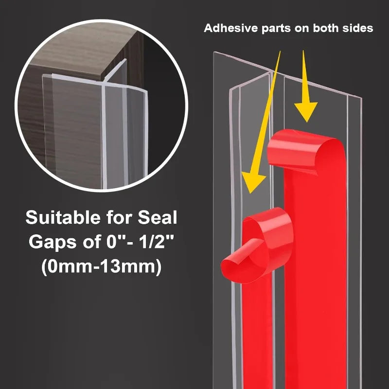 Silicone T-Shape Windproof Sealing Strip – Doors & Glass