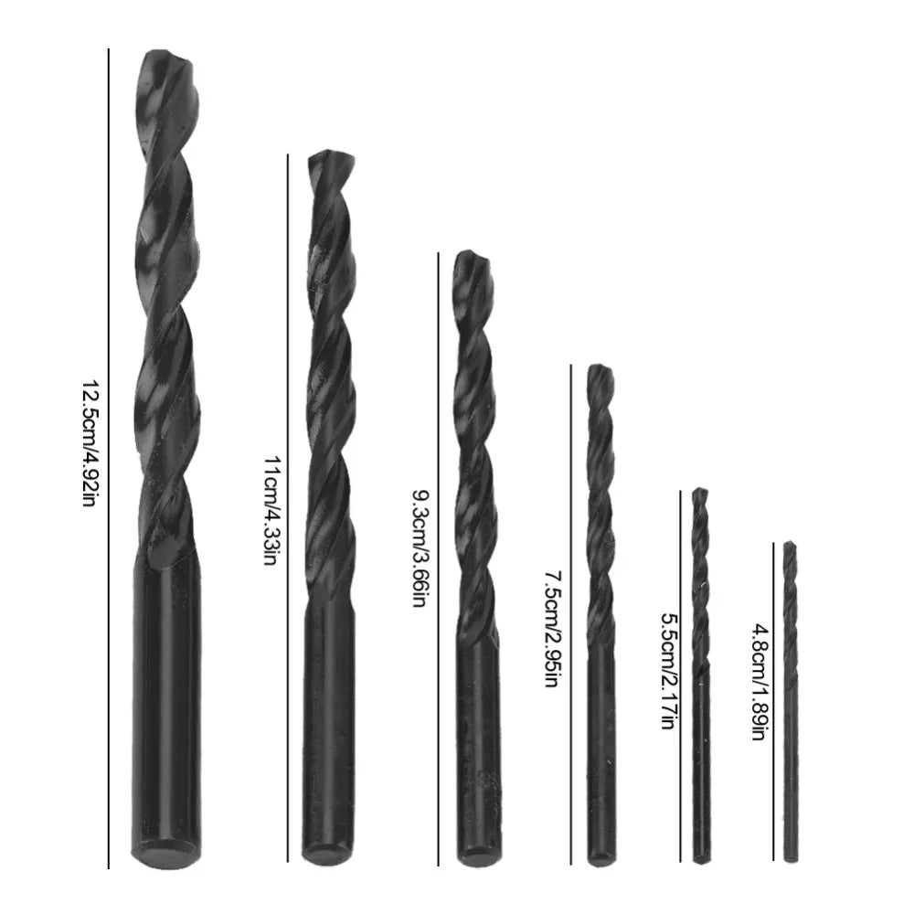 12-Pc Screw & Bolt Extractor Set with Drill Bits – Multi-Size