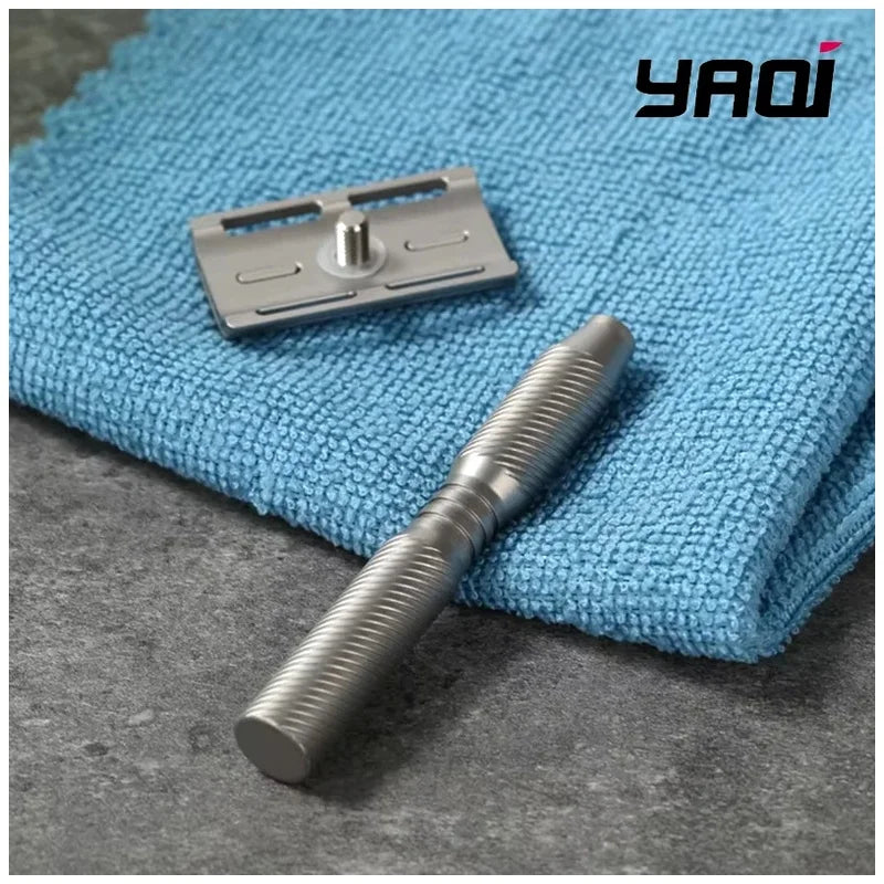 YAQI Ghost Titanium Safety Razor – Lightweight Men's Shaver