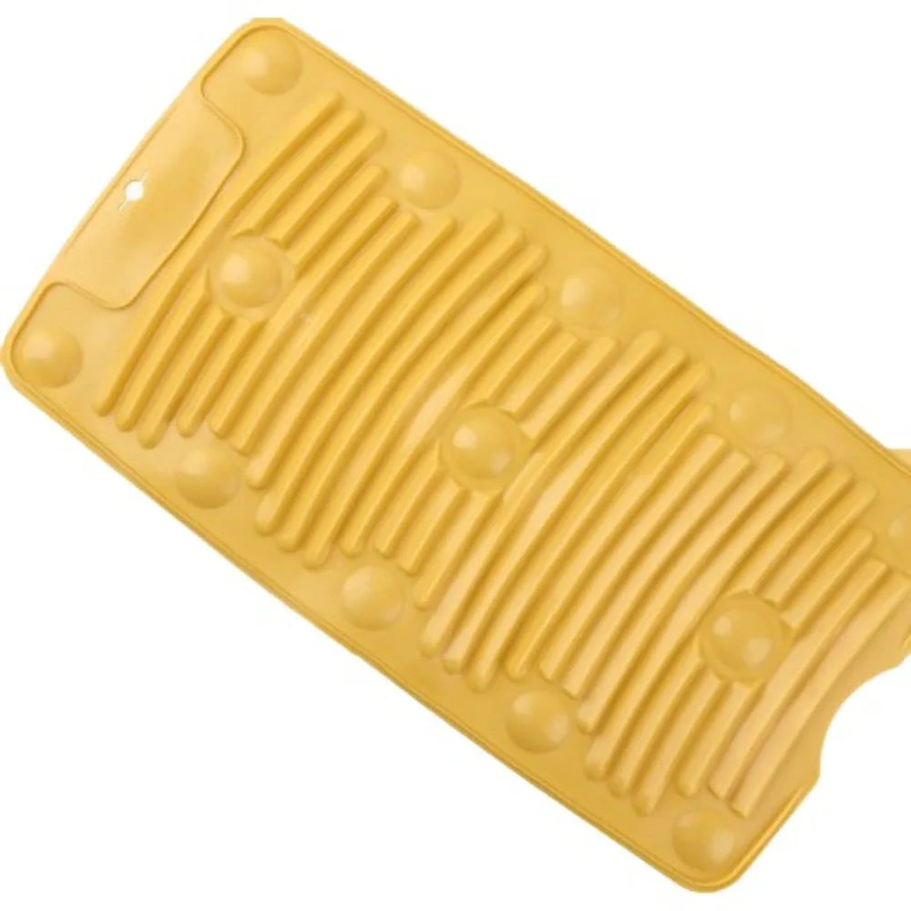 Foldable Silicone Laundry Washboard – Non-Slip Suction Cups