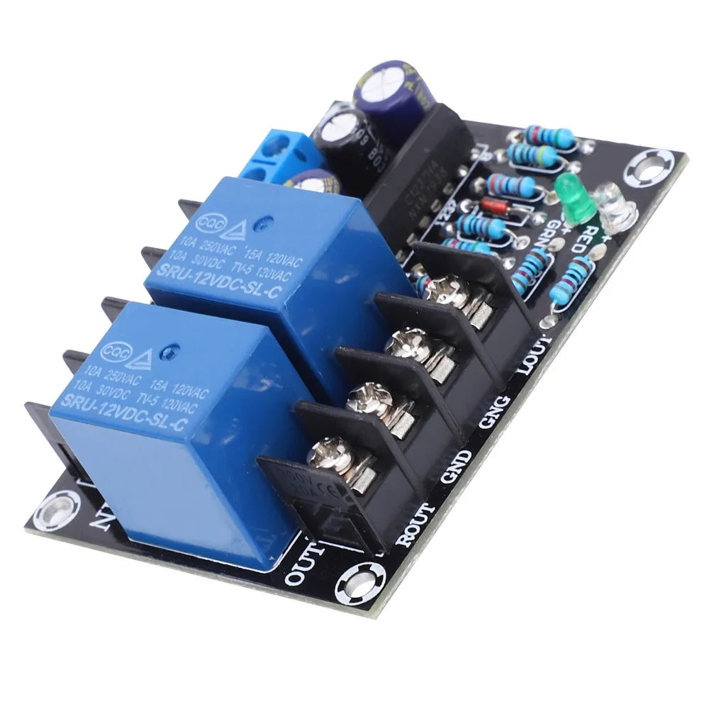 UPC1237 Dual Channel Speaker Protection Board AC 12-15V PCB