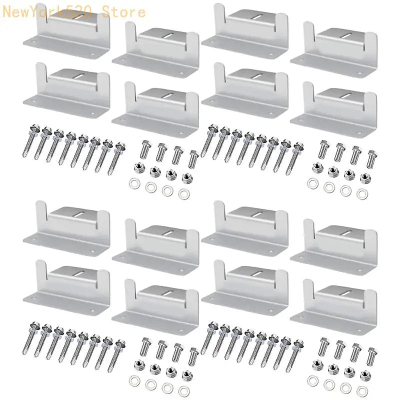 Adjustable Solar Panel Z Brackets Heavy Duty Corrosion Resistant