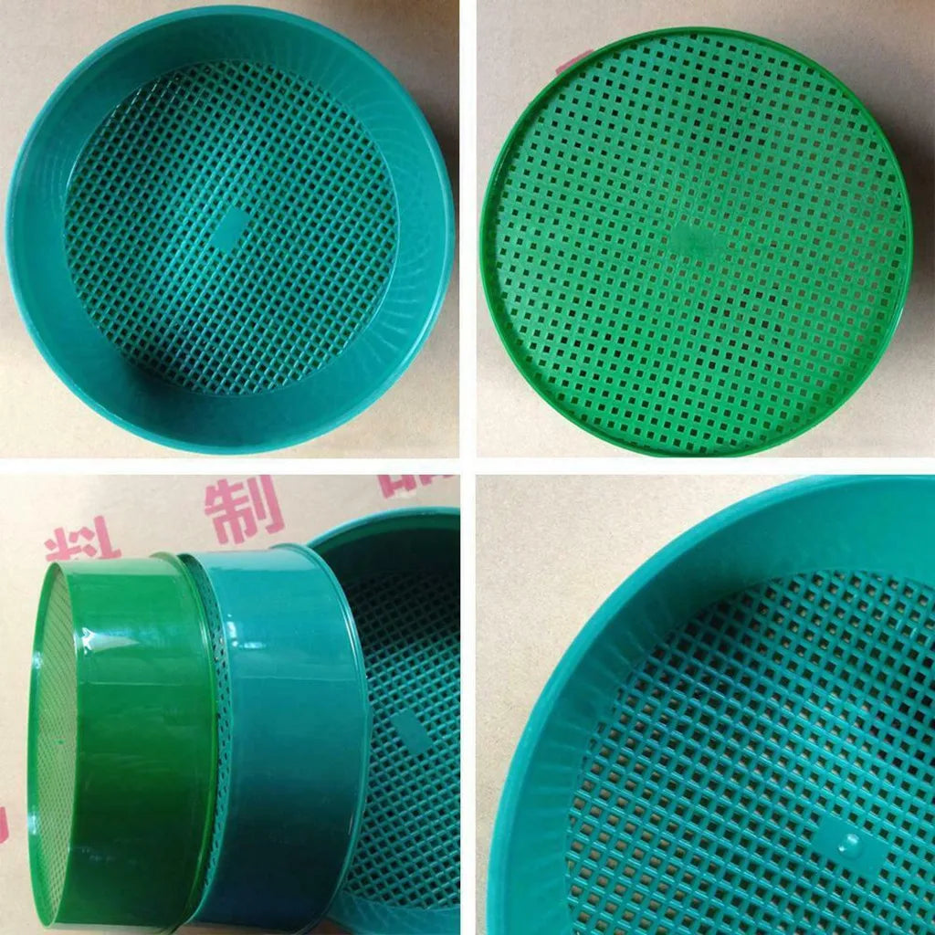 Plastic Fine Mesh Garden Soil Sieve – Sand & Stone Sifter