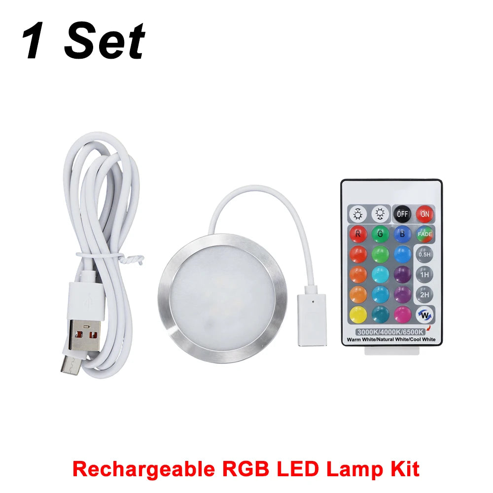 RGB LED Lamp Kit 001 for Bambu Lab 3D Printer – Rechargeable