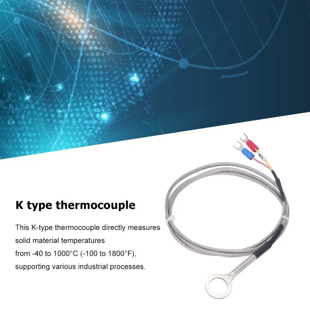 K-Type Thermocouple Probe Dia 14 | -40–1000°C Stainless Steel