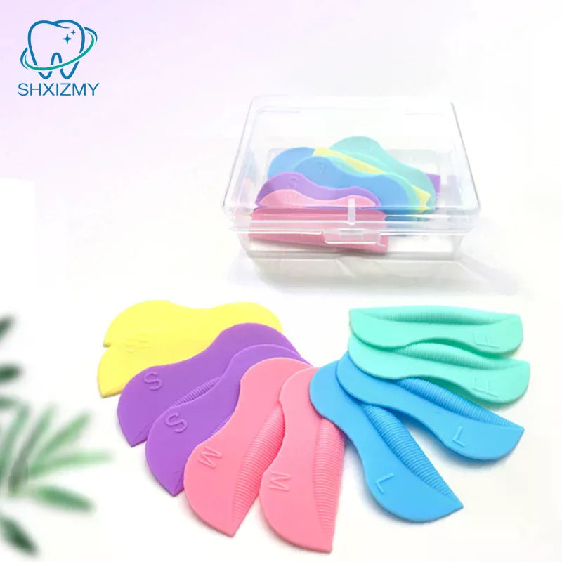 5 Pairs Silicone Eyelash Lifting Pads – Reusable Lash Perm Kit