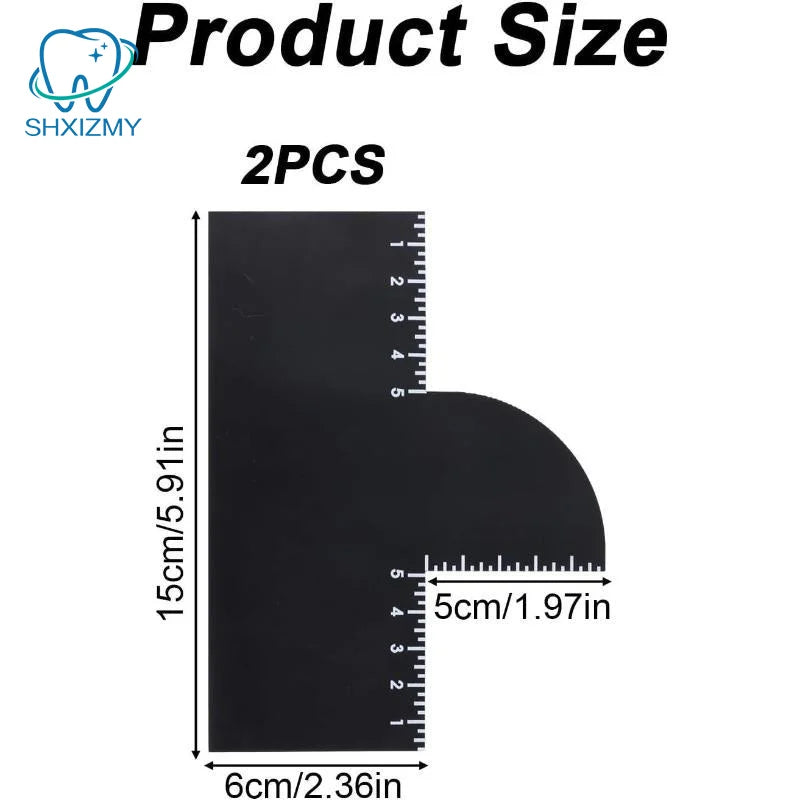 L-Shaped Corner Positioning Ruler PVC Craft Measuring Tool