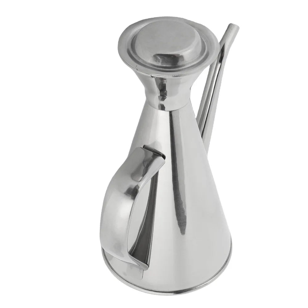 304 Stainless Steel Oil Dispenser Bottle 250ml/500ml Long Spout