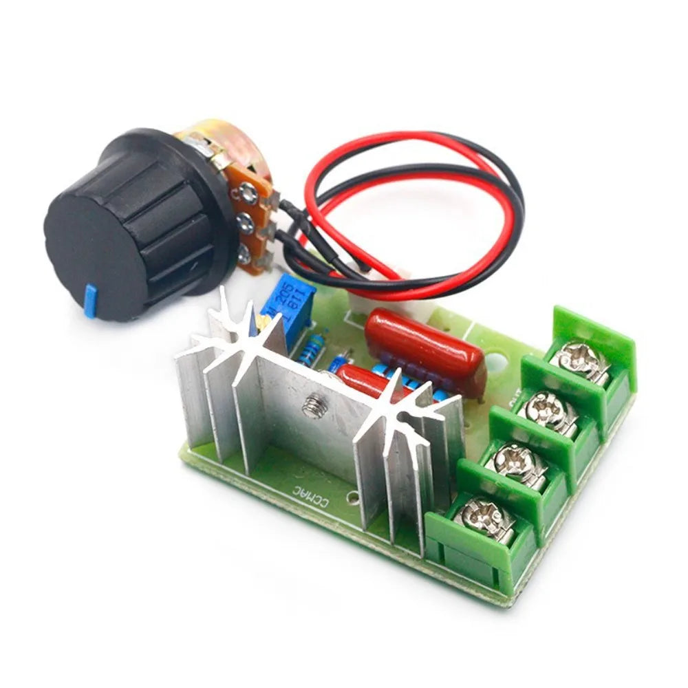 220V 2000W SCR Voltage Regulator with Remote – AC Dimmer