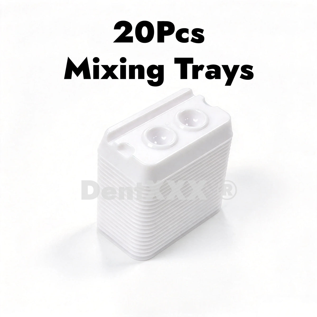 Disposable 2-Slot Mixing Well Trays – 20/60/200 Pack