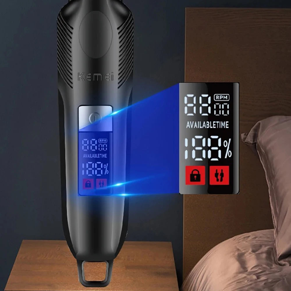 Kemei KM-2284 Cordless Zero-Gap Hair Trimmer & Clipper