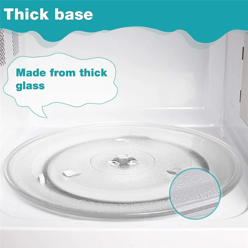 12.5" Glass Microwave Turntable Replacement Tray – Y-Bottom