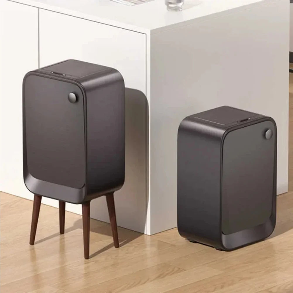 20L Smart Sensor Trash Can with Lid – Stainless Steel Bin