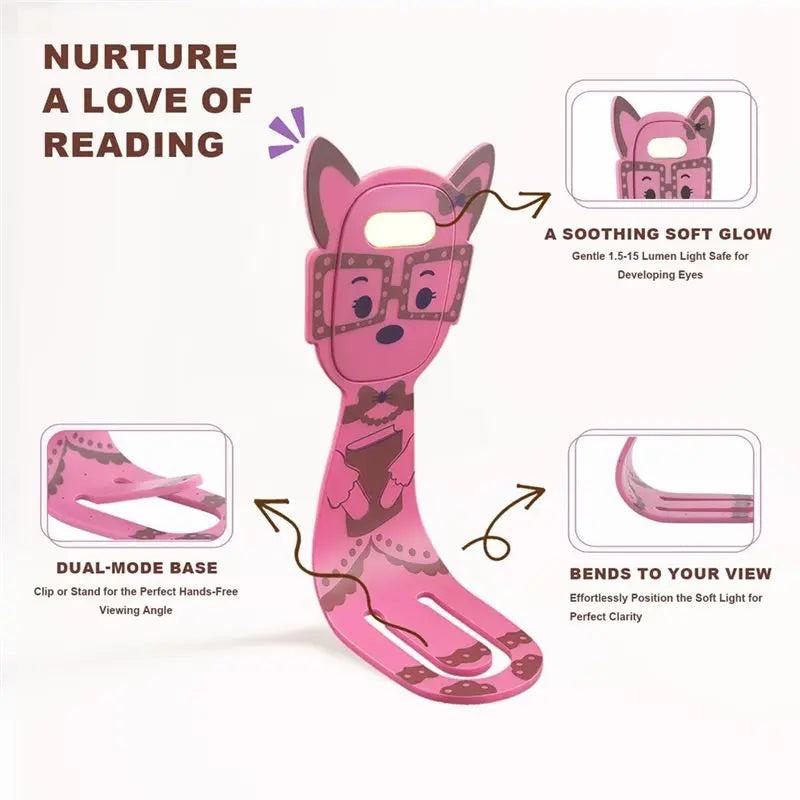 VIBE Bookmark LED Book Light – Dimmable Rechargeable Kids Light