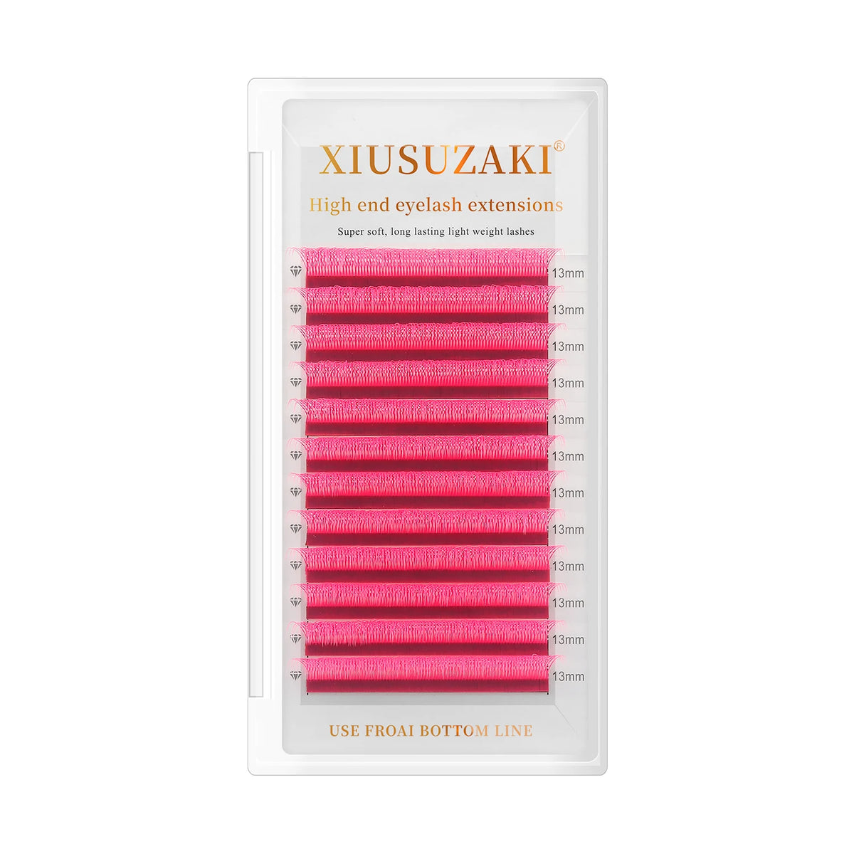 XIUSUZAKI Colorful 3D W Shape Volume Fan Lash Extensions