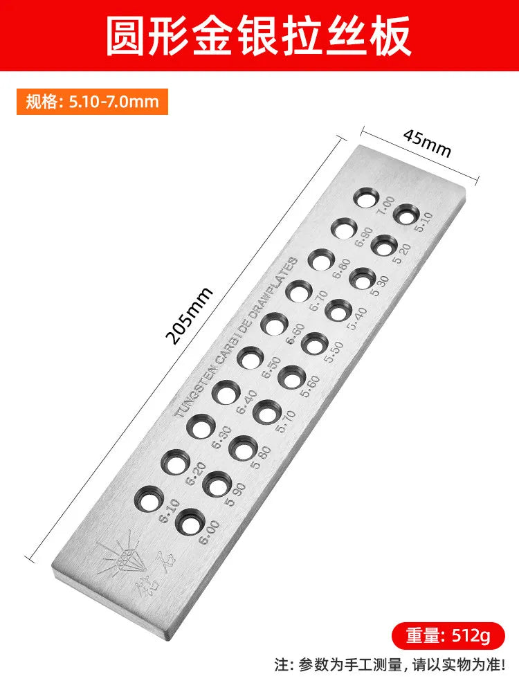 Tungsten Steel Wire Drawing Board – Semi-Circular & Square