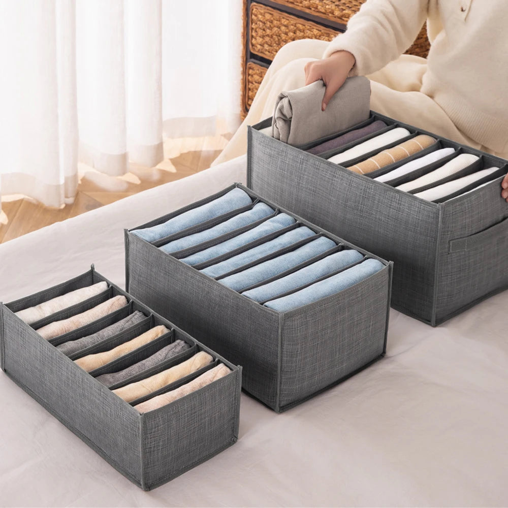 Foldable Clothes Storage Box – Wardrobe & Drawer Organizer