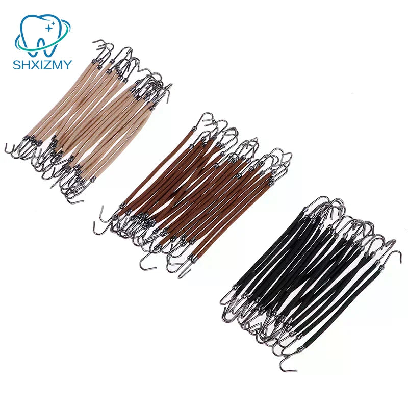 20-Pc Ponytail Hook Hair Bands – Elastic Clips for All Hair Types