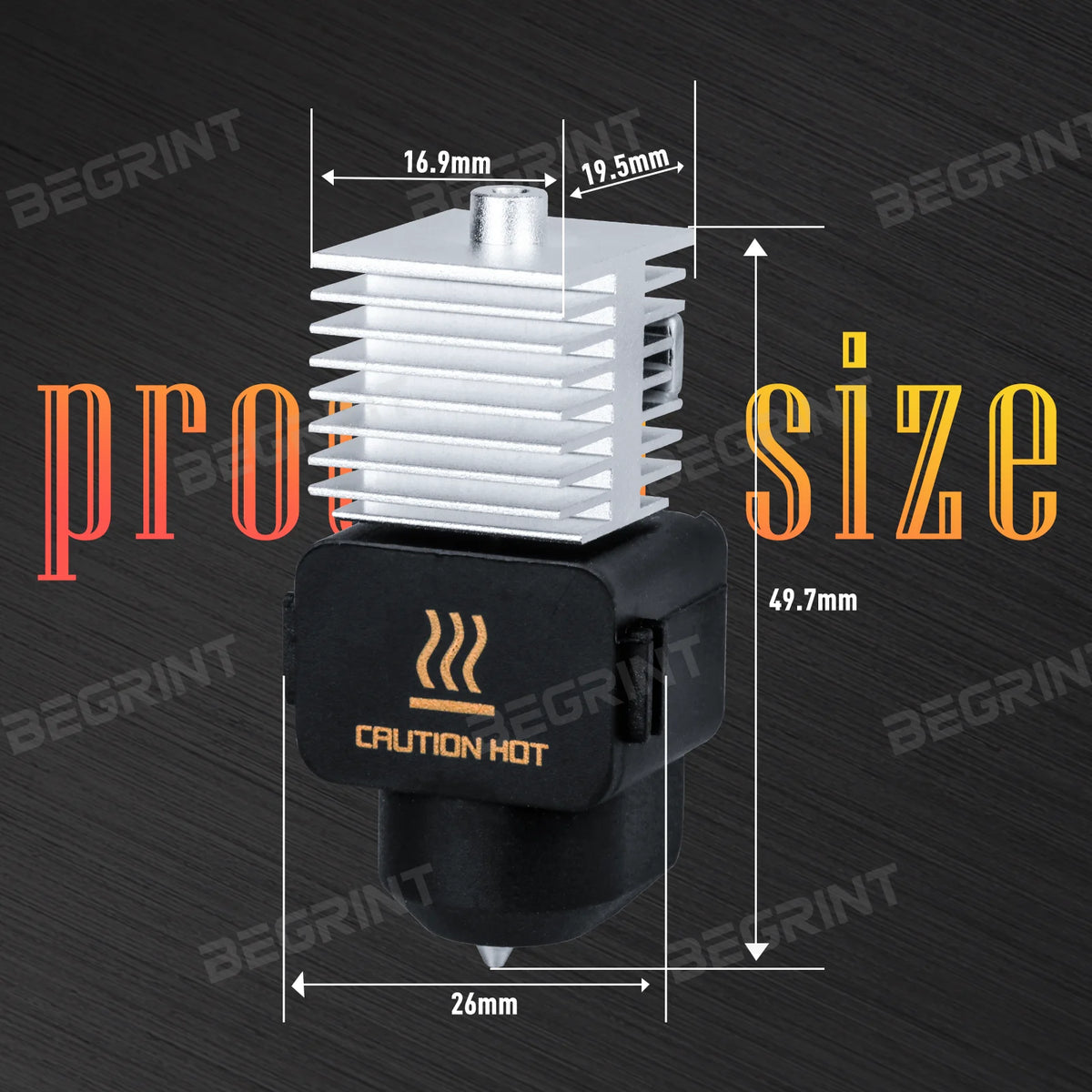 BEGRINT Hotend for Bambu Lab A1/A1 Mini/A2L + Silicone Socks