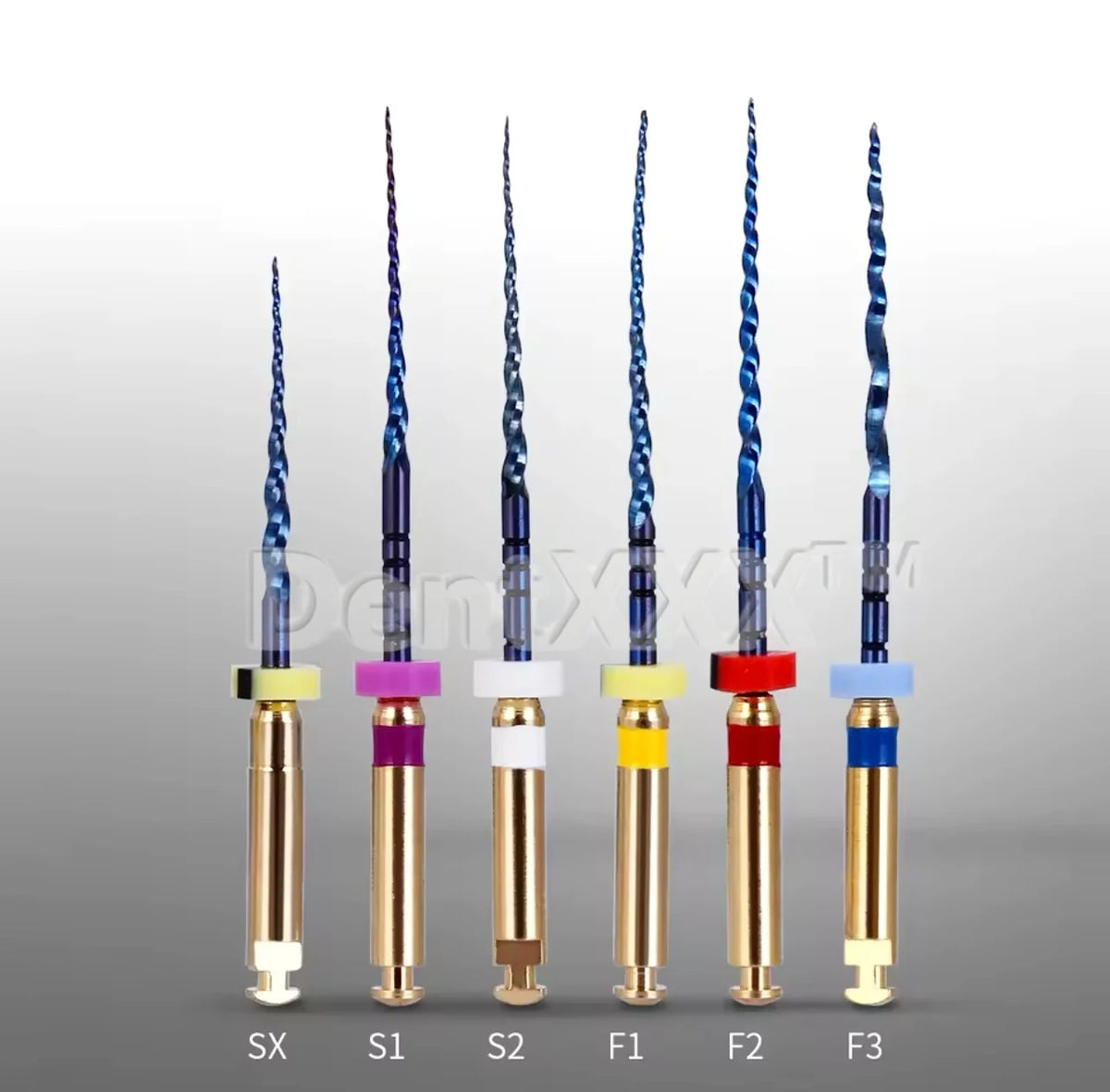 Sx-F3 NiTi Rotary Files 6-Pack | 19/25mm Flexible Micro Drills