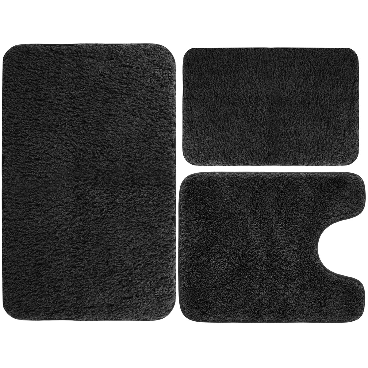 3-Piece Microfibre Bath Mat Set – Non-Slip & Absorbent