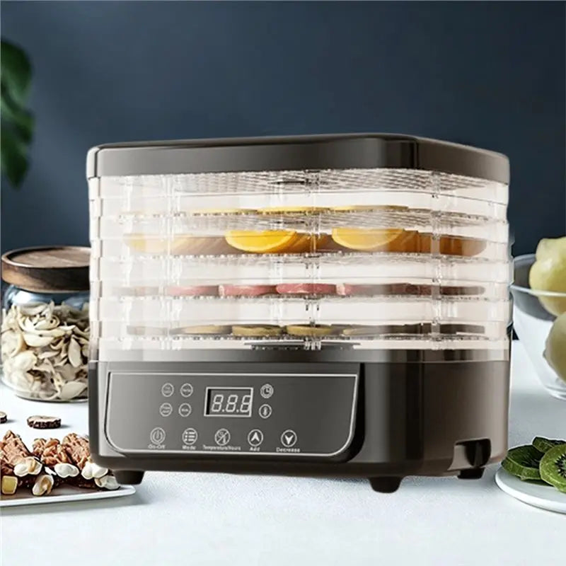 5-Tier Food Dehydrator – Adjustable Timer & Temperature | VIBE