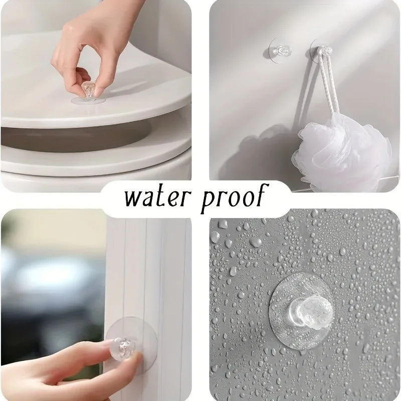 Crystal Ball Self-Adhesive Cabinet Drawer Handles 5/10 Pack