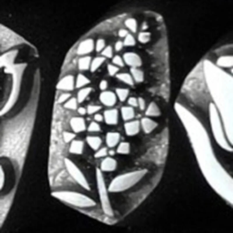 Steel Chisel Engraving Mold – Floral & Birthday Gold Tool