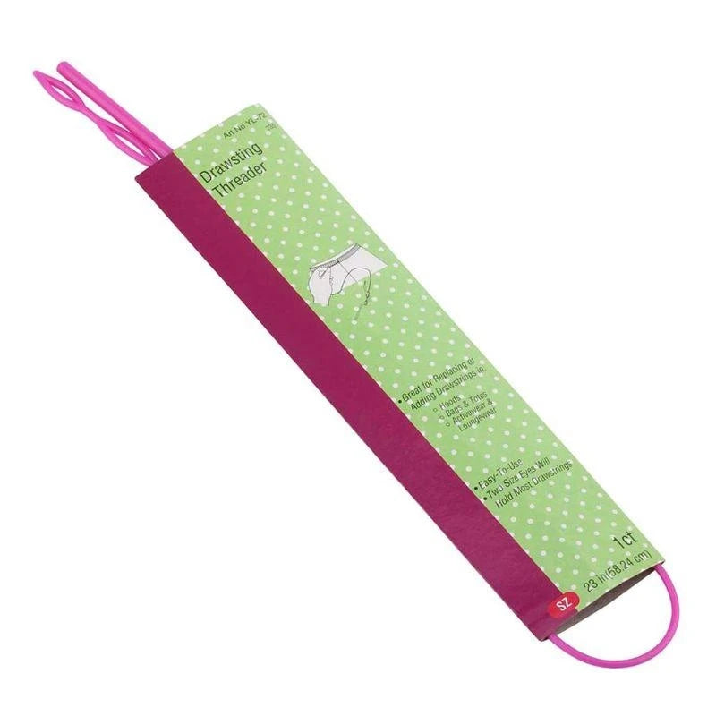 Plastic Drawstring Cord Threader Tool for Elastic & Rope