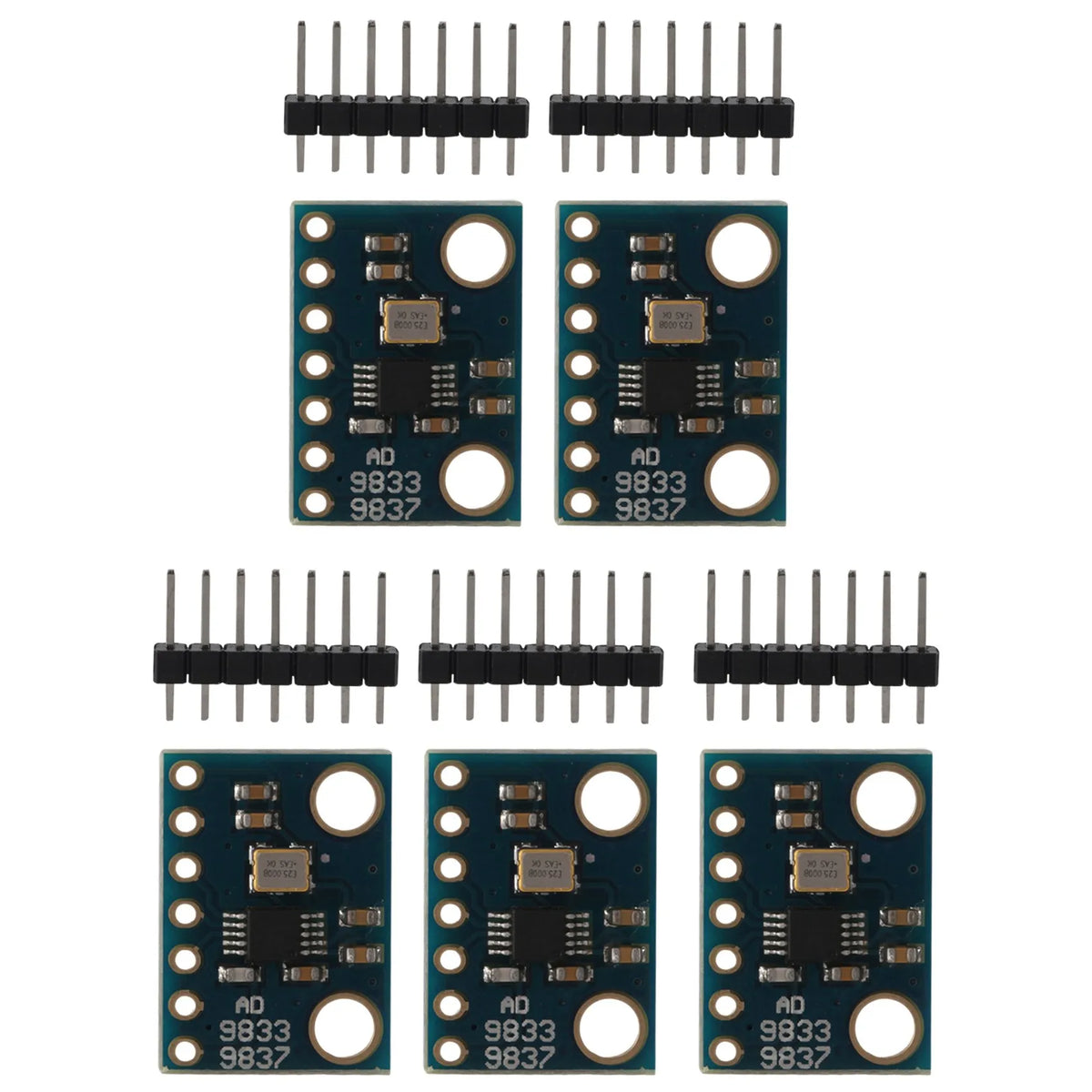 5-Pack AD9833 DDS Signal Generator Module – Sine & Square Wave