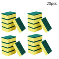 20/30 Pcs Double-Sided Kitchen Scrubbing Sponges Set