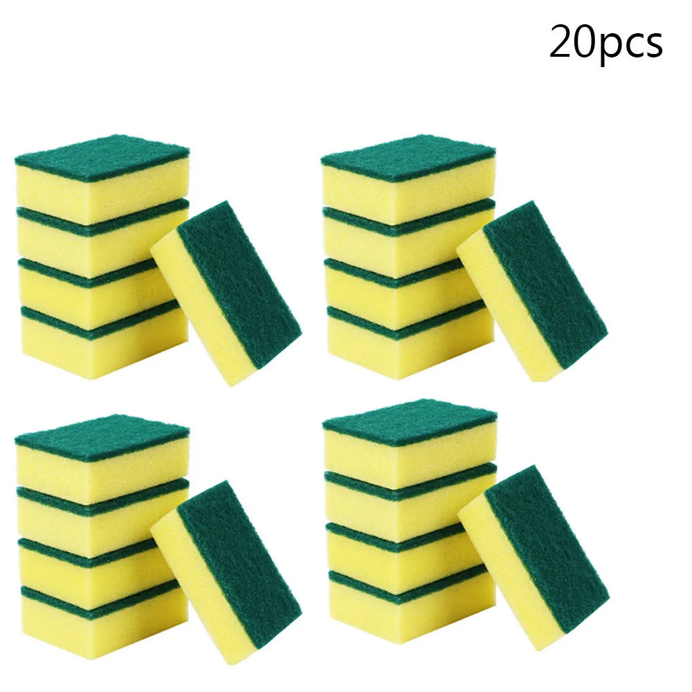 20/30 Pcs Double-Sided Kitchen Scrubbing Sponges Set